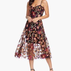 DTP Floral Midi Dress